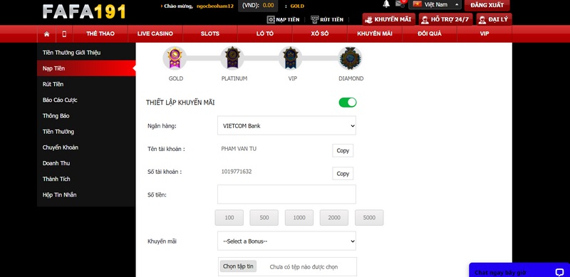 FAFA191 - Sân chơi cá cược trực tuyến uy tín số 1 châu Á 5 Chia Sẻ Cách Nạp Tiền Chính Xác Nhất Tại Nhà Cái Fafa191